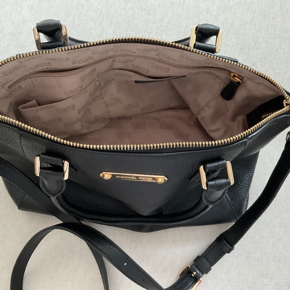 Michael Kors Black Leather Handbag - Picture 3 of 5